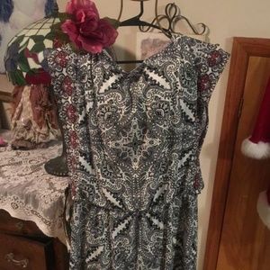 Short misses Chic'PAISLEY stretch black & white